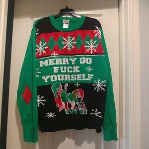 Very Ugly and Risque Christmas Sweater